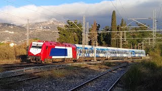 🇬🇷 HELLENIC TRAIN InterCity \u0026 Regional Trains at Afidnes (January 2025)