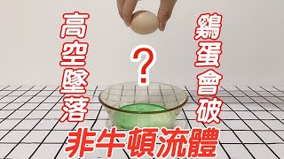 錘子都砸不動的“非牛頓流體”，把雞蛋砸上去會破嗎？真神奇【小海來了fly】