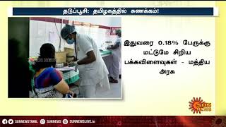 தமிழகத்தில் குறைந்த அளவே கொரோனா தடுப்பூசி பயன்பாடு | Coronavirus vaccine | Tamil Nadu | Sun News