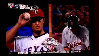 Yu Darvish curve makes Miguel Cabrera almost fall