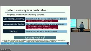 ASPLOS'23 - Session 4B - Mosaic Pages: Big TLB Reach with Small Pages