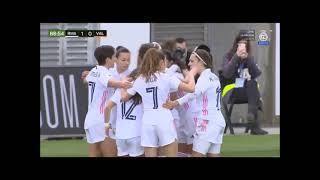 Kosovare Asllani - Real Madrid (2021) hattrick in 155sec