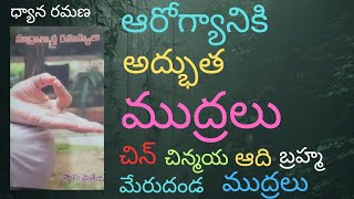 ఆరోగ్యానికి అద్భుత ముద్రలు  mudras for health