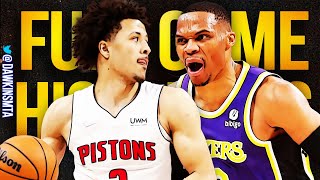 Los Angeles Lakers vs Detroit Pistons Full Game Highlights | Nov 21, 2021 | FreeDawkins