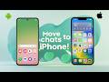 Transfer WhatsApp from Android to iPhone in 5 Minutes
