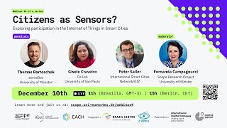 Citizens as Sensors? Exploring participation in the Internet of Things [Webinar 4/4]