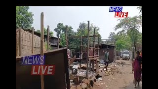 জাগীৰোডৰ শিলভাঙাত প্ৰশাসনৰ উচ্ছেদৰ পূৰ্বেই আঁতৰি গৈছে দখলকাৰী