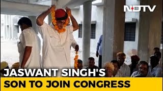 Destination Congress For Manvendra Singh, Son Of BJP's Jaswant Singh