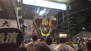 2012年　堺　開口神社　ふとん太鼓②　芦原濱　宮入（境内）