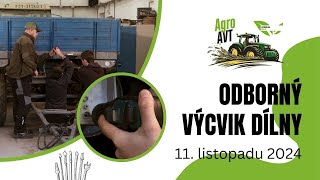 SZeŠ Čáslav AgroAVT 🌾 | Odborný výcvik dílny 🛠️ | 11. listopadu 2024 📅