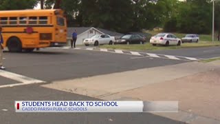 Students head back to school in Caddo Parish