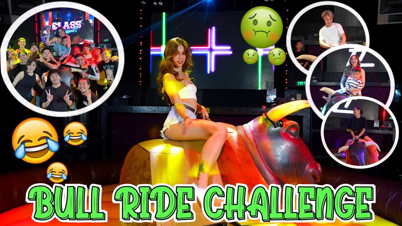 BULL RIDE CHALLENGE! (LAUGHTRIP!! HAHAHA!) | ZEINAB HARAKE