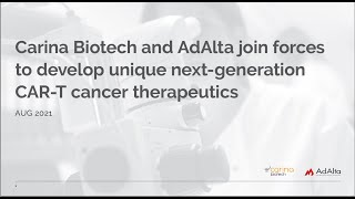 AdAlta (ASX:1AD) and Carina Biotech join forces to develop next-generation CAR-T cancer therapeutics