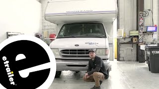 etrailer | Install: Curt Front Mount Trailer Hitch Receiver on a 2003 Winnebago Minnie Motorhome