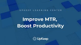 Boost Plant Productivity: Mastering the Art of Mean Time to Repair (MTR)