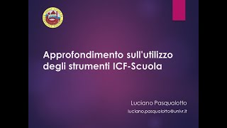 Approfondimento sull'utilizzo degli strumenti ICF-Scuola