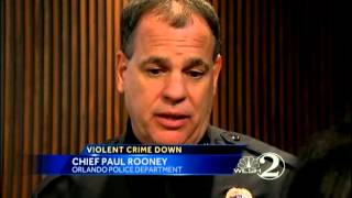 Violent crime declining in Orlando, police chief says