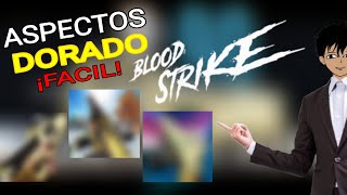 😮¡Top 3 arma más fácil de conseguir el aspecto dorado en blood strike!😱