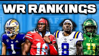 2024 NFL Draft WR Rankings | A Once In A Lifetime Class
