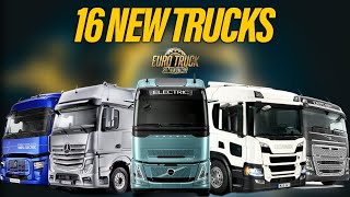 16 New Trucks Coming to ETS2