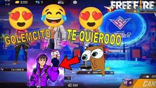 ESCUADRA ME CONFUNDE CON GOLEMCITO (KGUE DE RISHA) // FREE FIRE @_likeabs