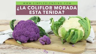 INCREÍBLES PROPIEDADES DE LA COLIFLOR MORADA | Diferencias entre coliflor blanca y morada