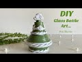 Antique Bottle Art  / Empty Colour Glass Bottle Craft Idea | Priti Sharma