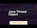 java thread object