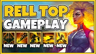 NEW CHAMPION RELL IS AN UNKILLABLE RAID BOSS! RELL TOP GAMEPLAY! - League of Legends