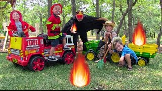 Little Heroes 8 - The Spark, The Fire Engine, The Tractor And The Farm Fire