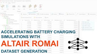 Accelerating Battery Charging Simulations with Altair romAI - Dataset Generation