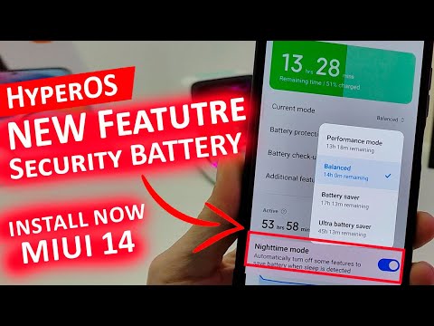 NEW UPDATE FOR XIAOMI NEW BATTERY security by HyperOS (MIUI 15) installed now on MIUI 14