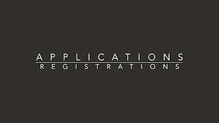 My.Scouting E6: Applications and Registrations
