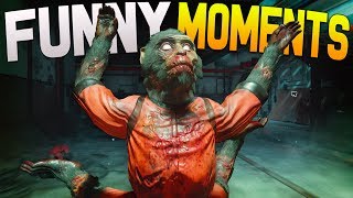 Black Ops 3 Zombies Funny Moments - Fidget Spinner, Moon, Monkey Attacks (BO3 Zombies Chronicles)
