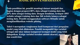 TUGAS KONSEP DATA MINING REVIEW JURNAL KLASIFIKASI