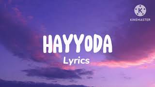 Hayyoda Lyrics - Jawan | Anirudh Ravichander | Priya Mali