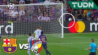 ¡Era un golazo! Ansu Fati intenta | Barcelona 1-0 Viktoria | UEFA Champions League 22/23J1 | TUDN