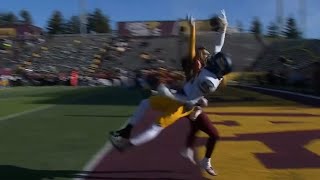 Toledo’s Jaden Dottin Makes an insane 1-handed bobbled catch against Central Michigan!