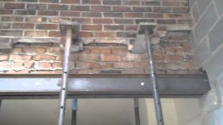 How to put Steel RSJ Lintels into a Supporting Wall