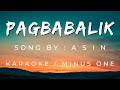 Pagbabalik  by ASIN (with melody guide) - Karaoke / Minus One