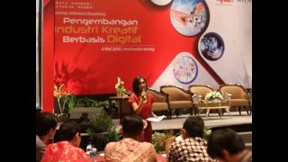 Rizqiani Putri MC Surabaya for Seminar Adiwarna Nusantara with Kompas \u0026 Telkomsel