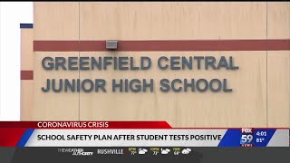 Greenfield-Central Junior High taking additional steps after student tests positive