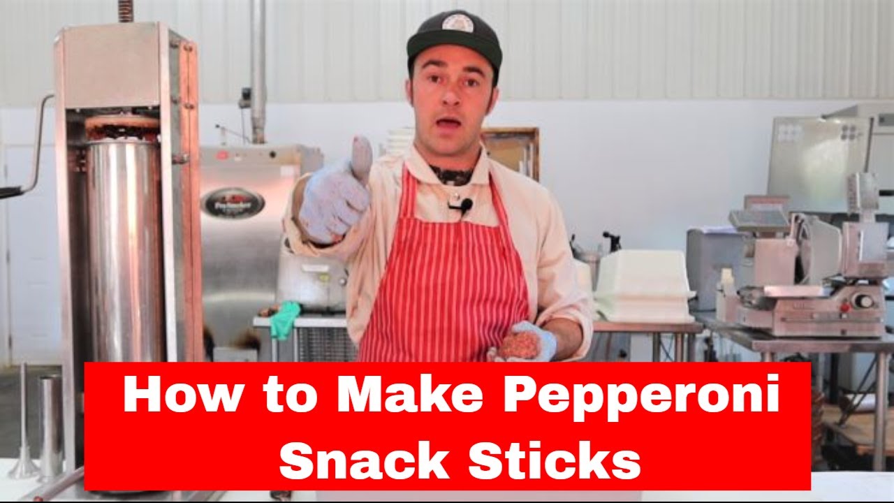 How To Make Snack Sticks/Pepperoni Sticks Recipe - YouTube