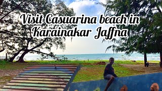 Visit casuarina beach in karainakar Jaffna | Sri Lanka | @NVSvlogstamil