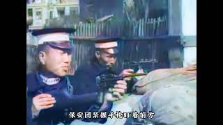 1932年真实影像，上海淞沪会战无比惨烈，残垣断壁一片火海！