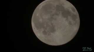 沖縄の夜空に浮かぶスーパームーン 2014年7月12日 / Super Moon in Okinawa 2014/07/12