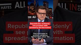 Republicans Suddenly See Problem With Spreading Misinformation