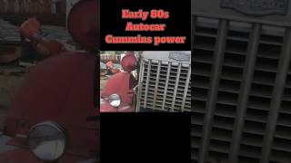 #autocar #semi #truck #warmup #cummins #diesel #power #1980s #small cam #purring #and #singing