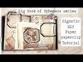 GIGANTIC DIY paper paperclip tutorial big book of ephemera