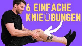 Meniskusriss? 6 effektive Übungen gegen Knieschmerzen | ohne Geräte | 2024